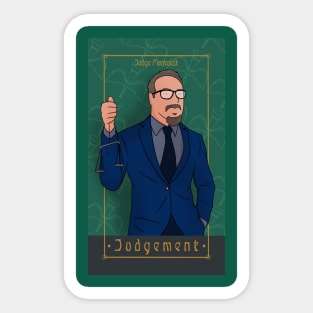 Judge Mentalist Tarot Sticker